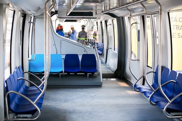 KAFD Monorail Interiors, Saudi Arabia