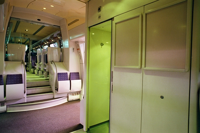 AGC Train Toilet Cabins, France