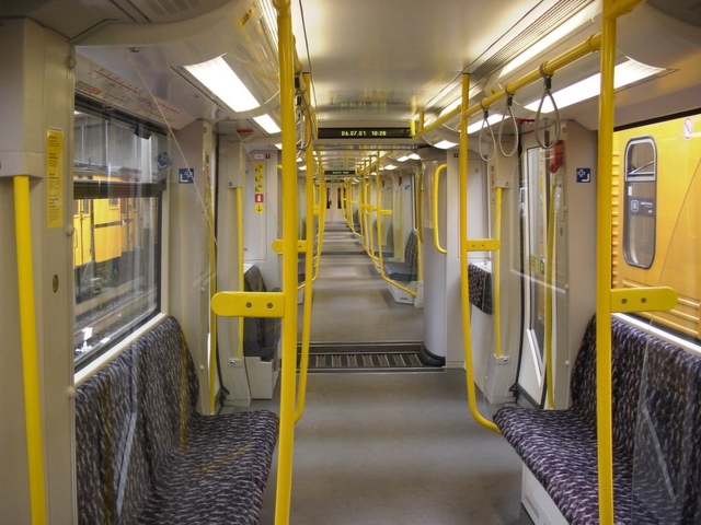 Berlin Metro Train Interiors