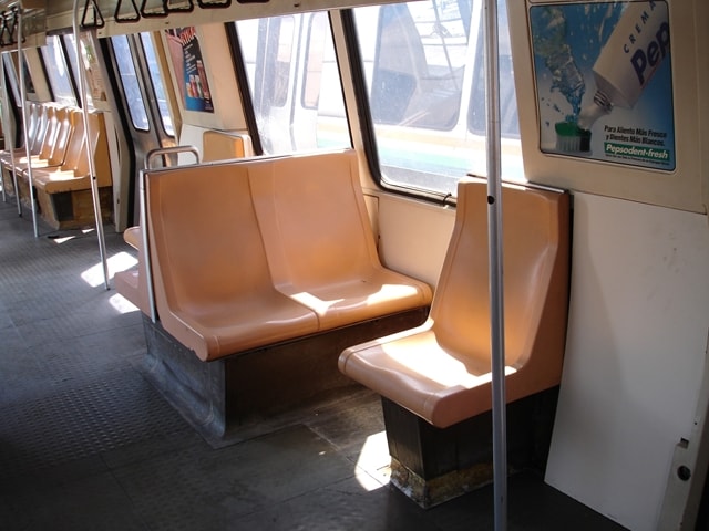 Caracas Metro Train Interiors, Venezuela