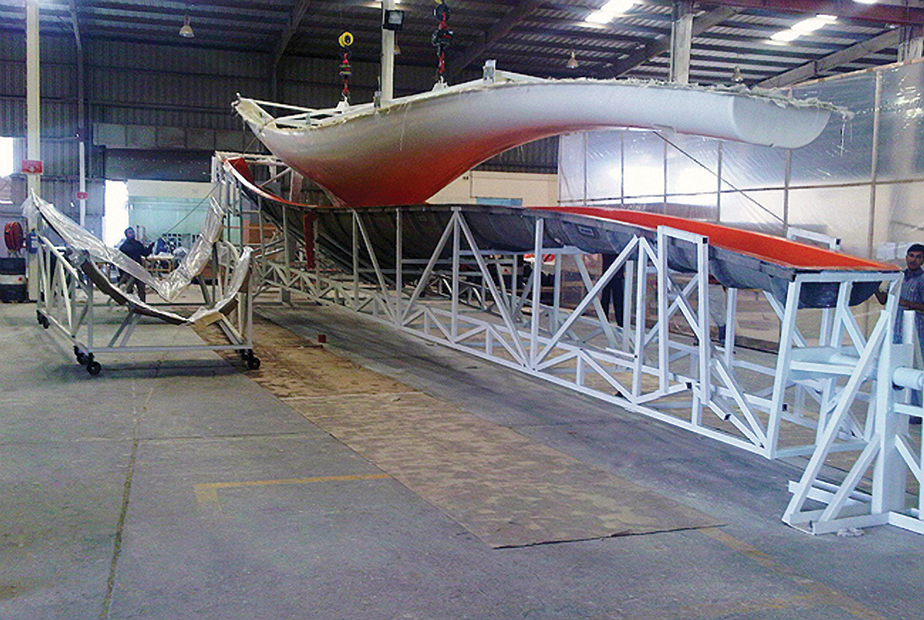 Basra Sports City panel installation