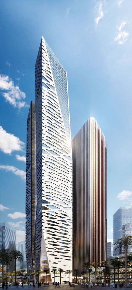 KAFD World Trade Centre render view