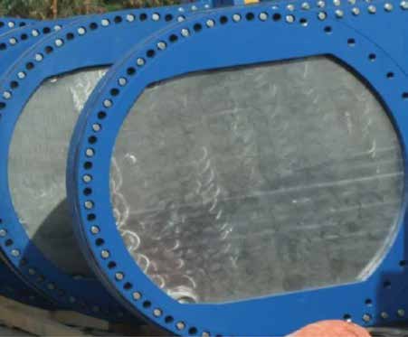 Penstock and sluice gate components
