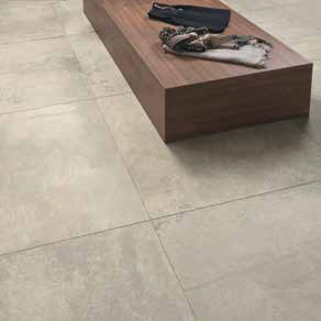 Large format stone-look floor tiles