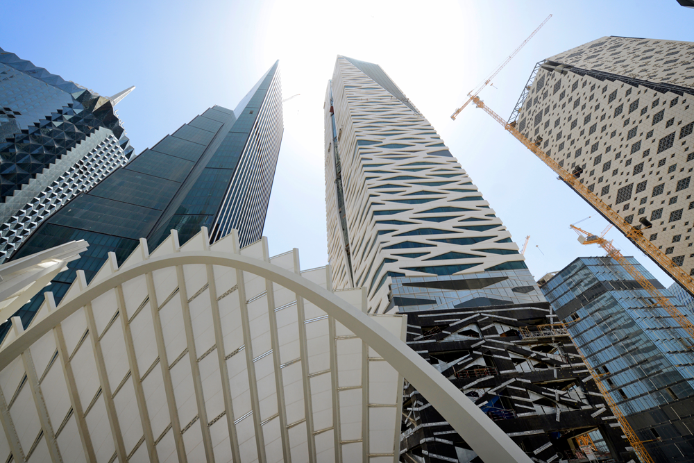 Sustainable composite facades on modern buildings — KAFD