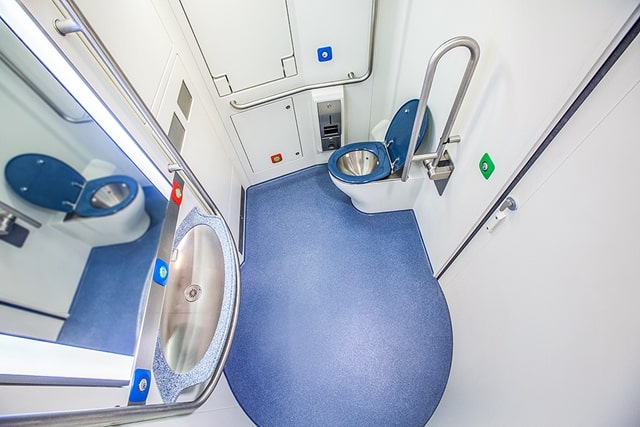 Double Deck Train Toilet Cabins, Germany