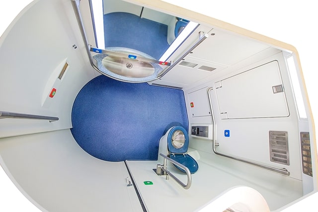 Double Deck Train Toilet Cabins, Germany