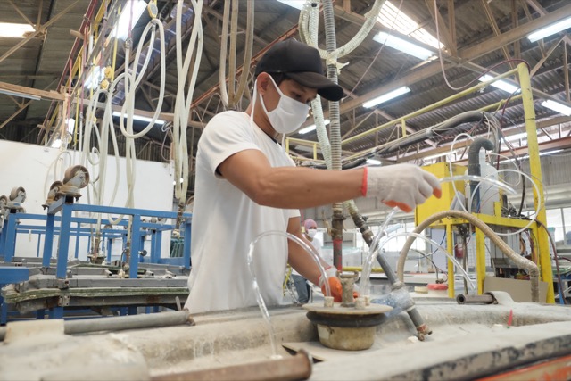 Resin transfer moulding