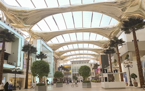 Avenues Mall Decorative Long Span Suspended Roof Structures (Kuwait)