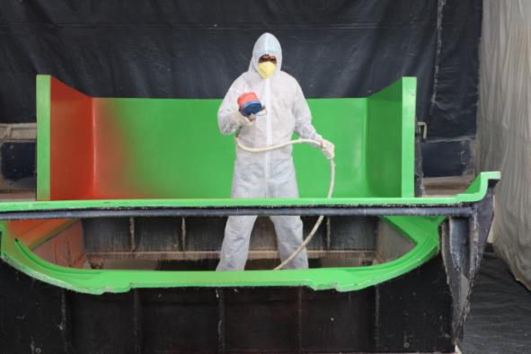 Gel coat application at BFG India