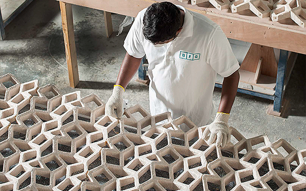 FRP Decorative and structural screens and shading elements