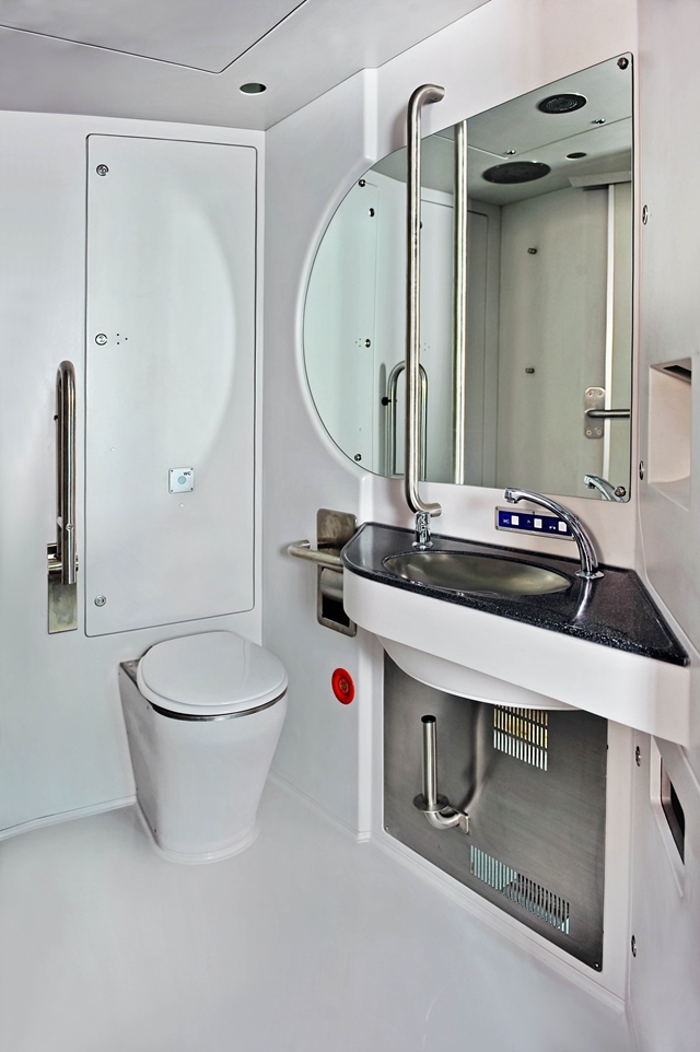 Innova Train Toilet Cabins, Switzerland