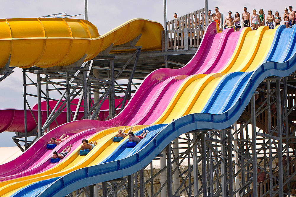 Water slides