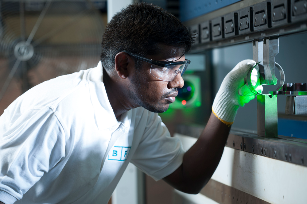 BFG Metal precision quality check