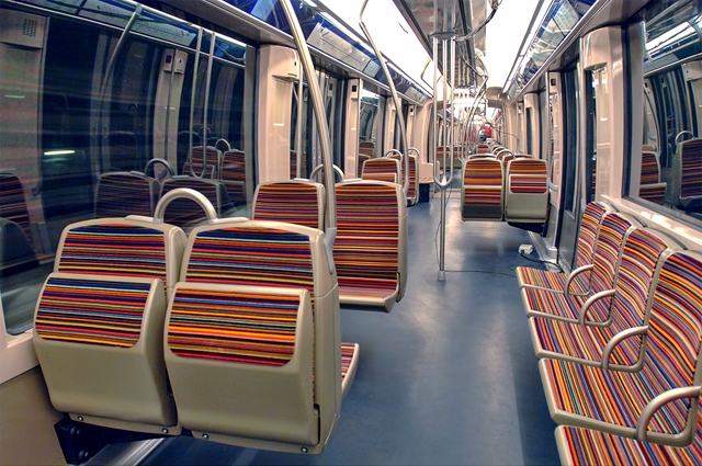 MF2000 Metro Train Interiors, Paris