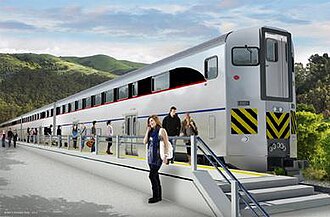 Caltrans Bi-Level Car (Nippon Sharyo), USA