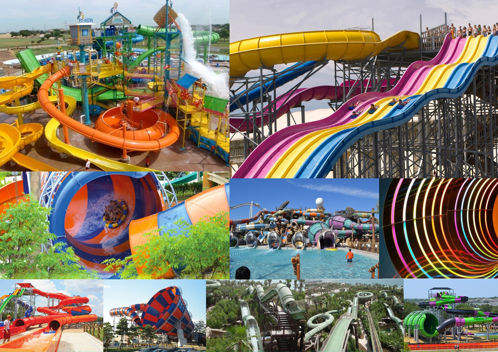 Water Slide FRP Components (OEM)