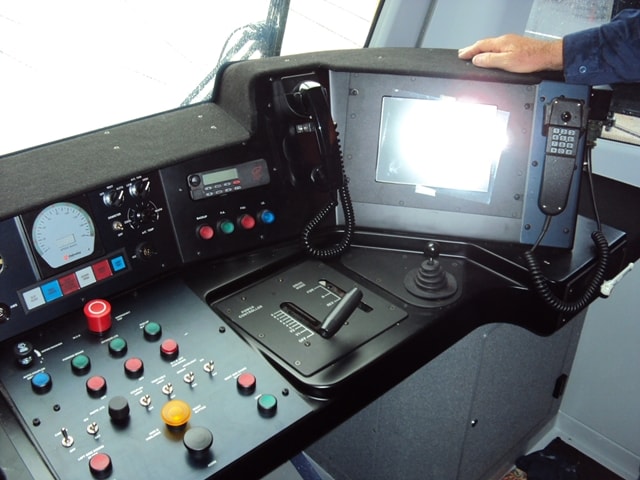 Queensland Regional Train Driver Desk, Australia