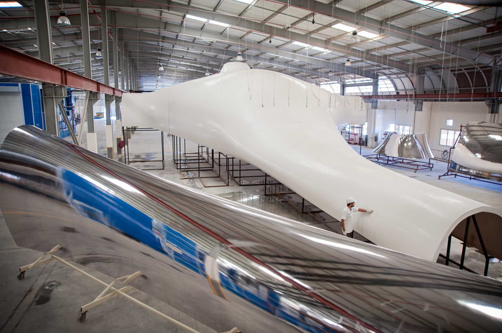 Large-scale composite mould production at BFG facility