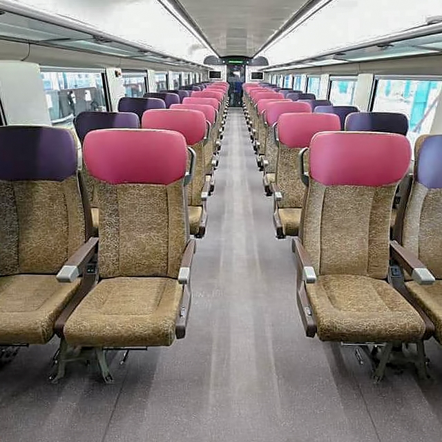 Chennai Metro Train Interiors, India